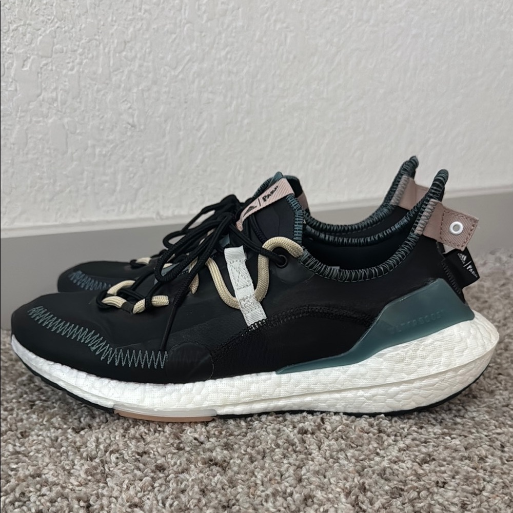 adidas Black and White Athletic Shoes